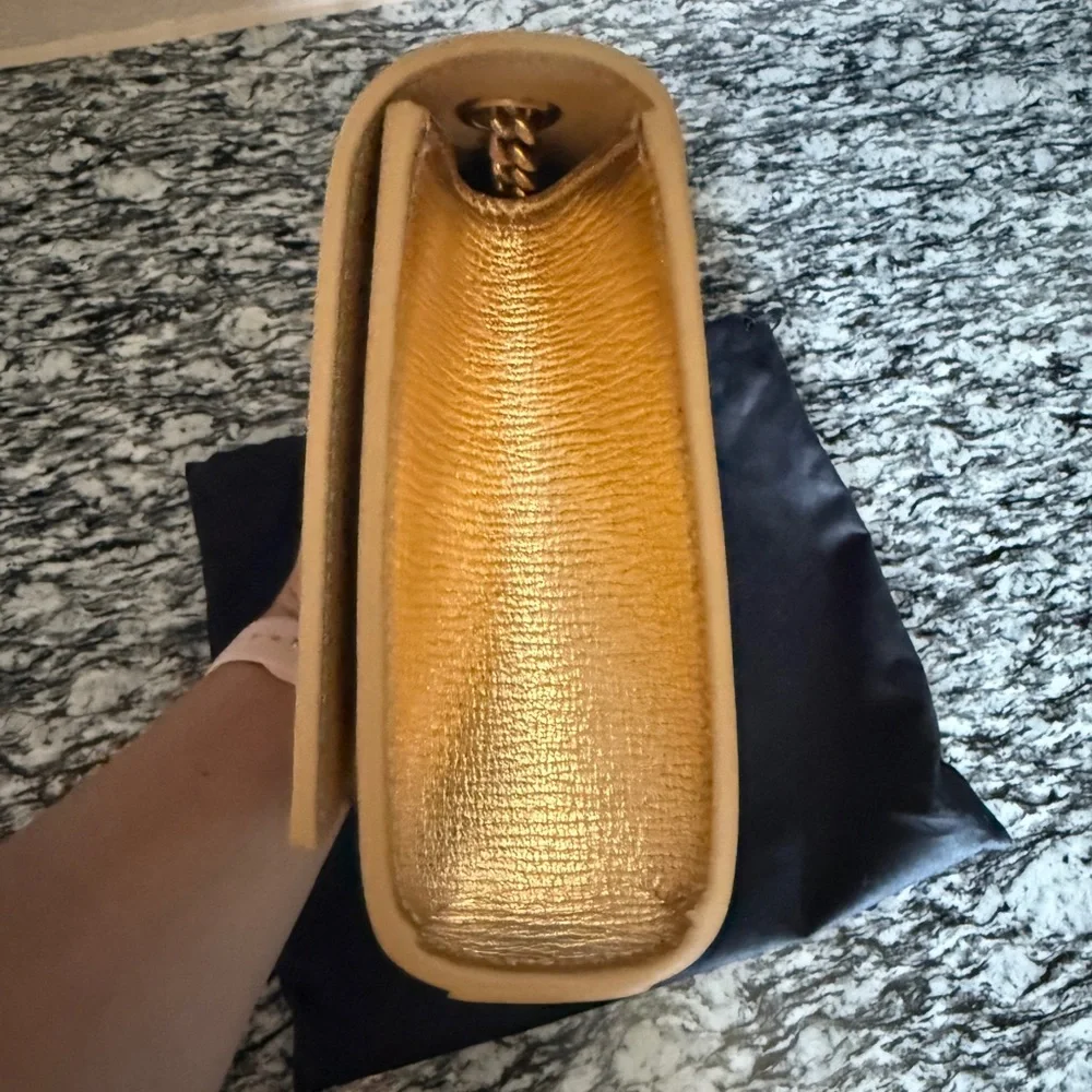 Saint Laurent YSL KATE SMALL TASSEL IN METALLIC LEATHER - Picture 6 of 9